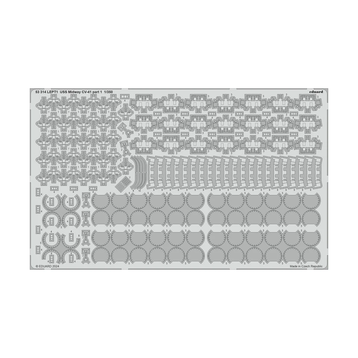USS Midway CV-41 TRUMPETER, 1/350 - Eduard Accessories BIG5375
