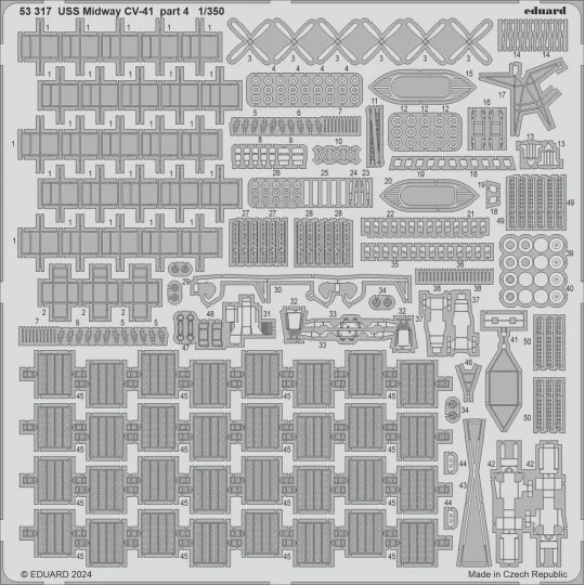 USS Midway CV-41 TRUMPETER, 1/350 - Eduard Accessories BIG5375