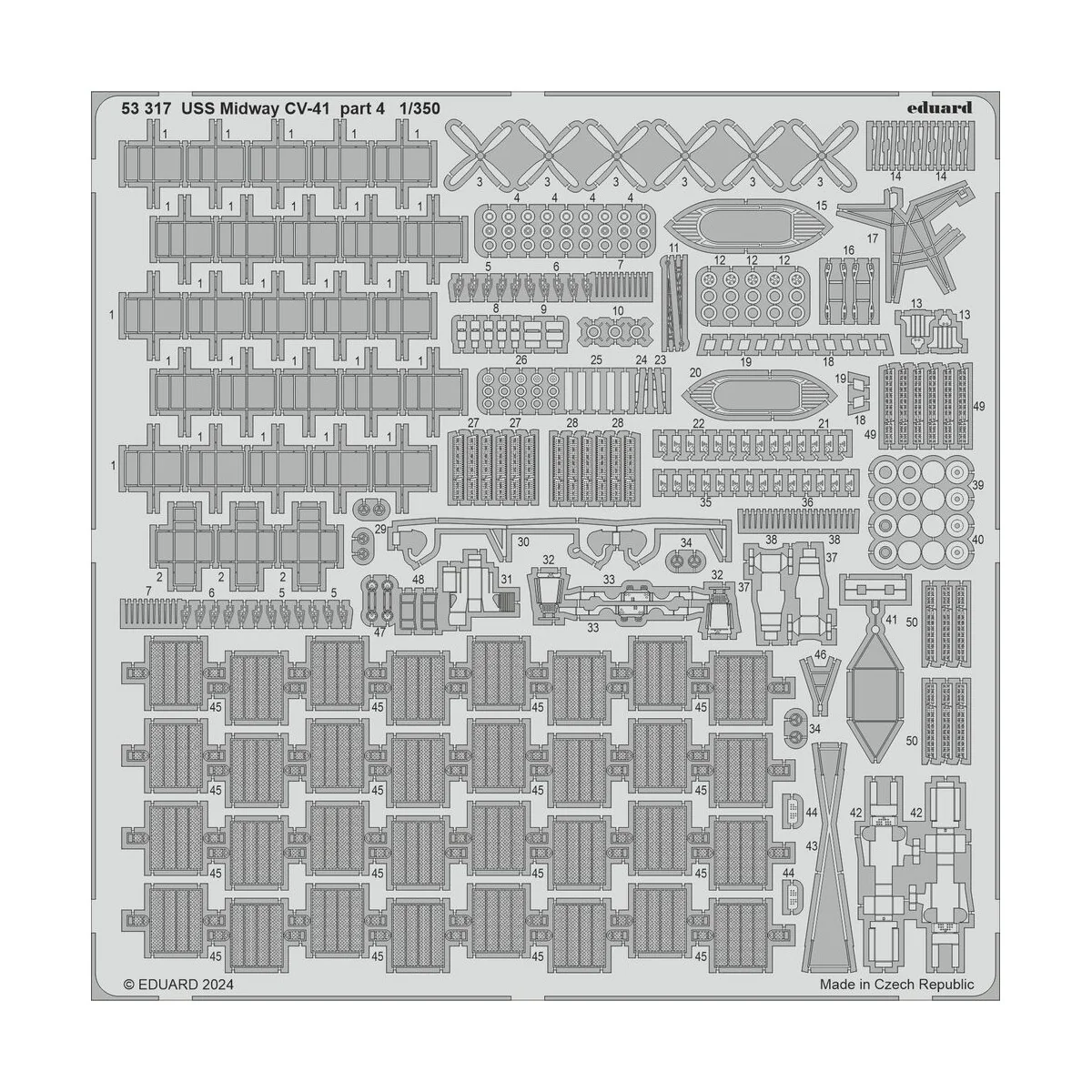 USS Midway CV-41 TRUMPETER, 1/350 - Eduard Accessories BIG5375