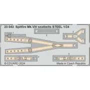 Spitfire Mk.VIII AIRFIX, 1/24 - Eduard Accessories BIG2406 Spitfire Mk.VIII AIRFIX, 1/24 - Eduard Accessories BIG2406