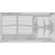 King Tiger initial for Takom, 1/35 - Eduard Accessories BIG3592