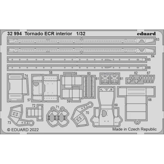 Tornado ECR for ITALERI, 1/32 - Eduard Accessories BIG33142