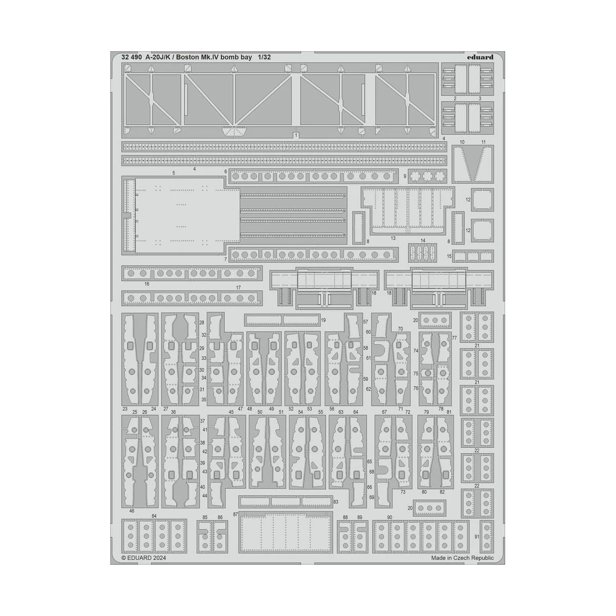A-20J/K - Eduard Accessories BIG33161