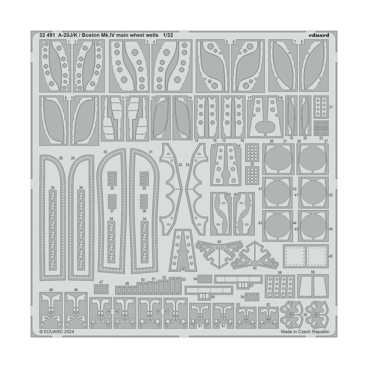 A-20J/K - Eduard Accessories BIG33161