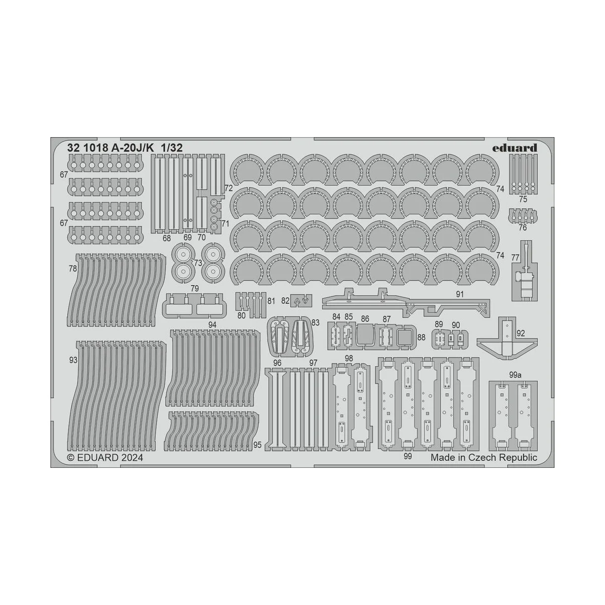 A-20J/K, 1/32 - Eduard Accessories BIG33161