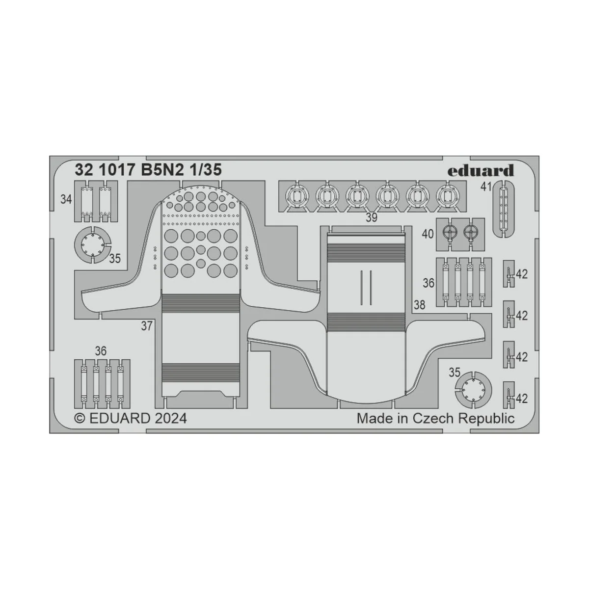 B5N2, 1/35 - Eduard Accessories BIG33163