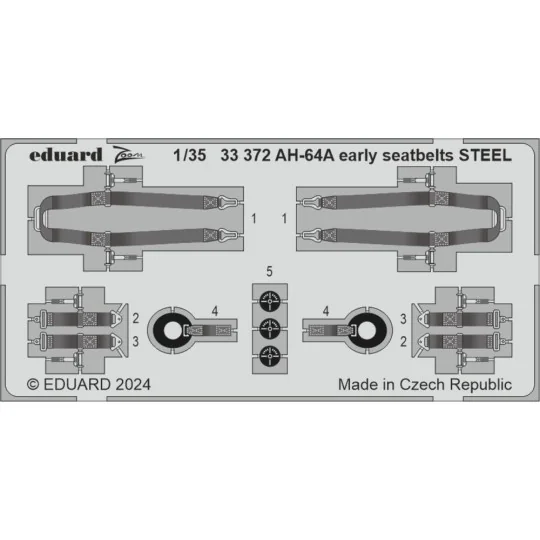 AH-64A early TRUMPETER, 1/35 - Eduard Accessories BIG33164