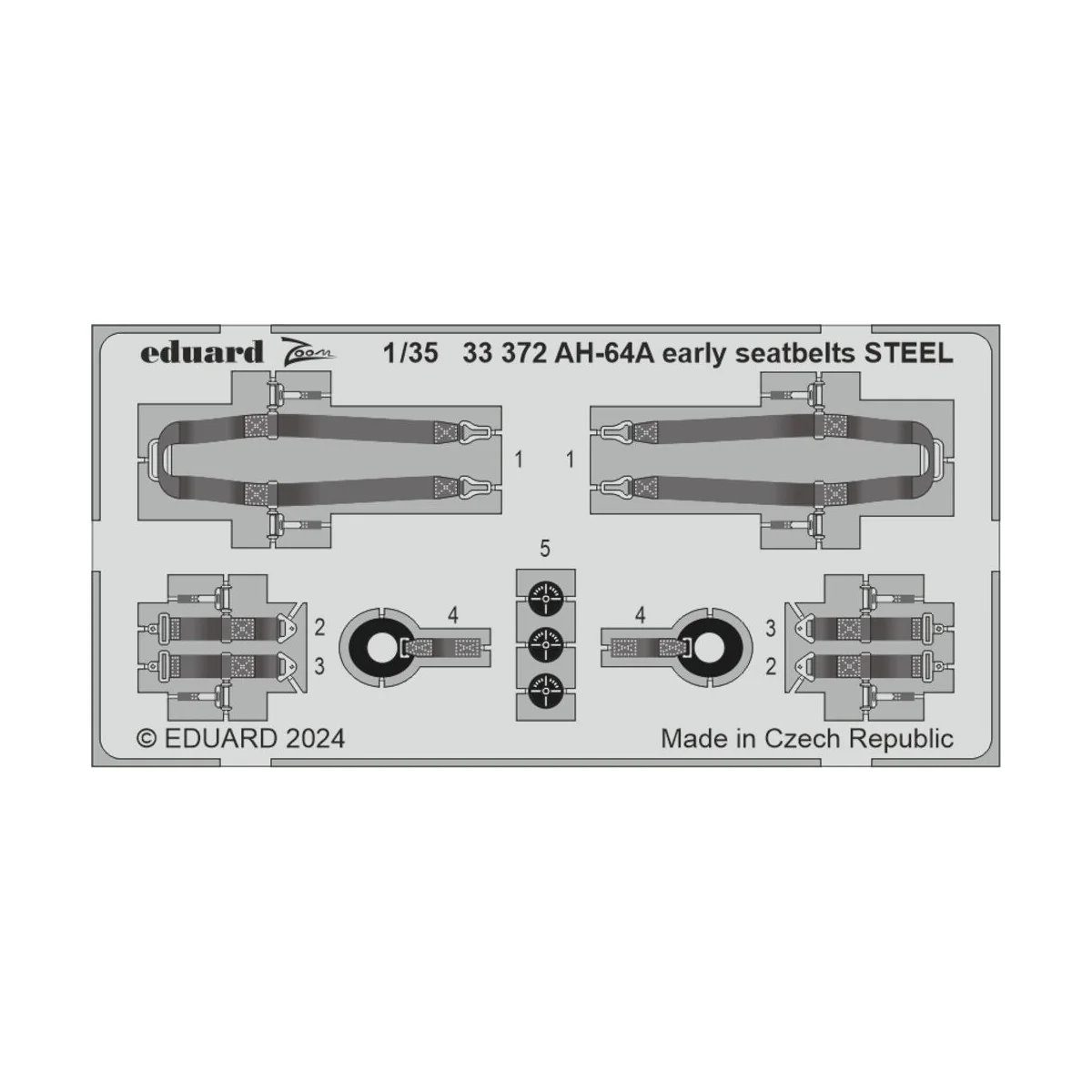 AH-64A early TRUMPETER, 1/35 - Eduard Accessories BIG33164