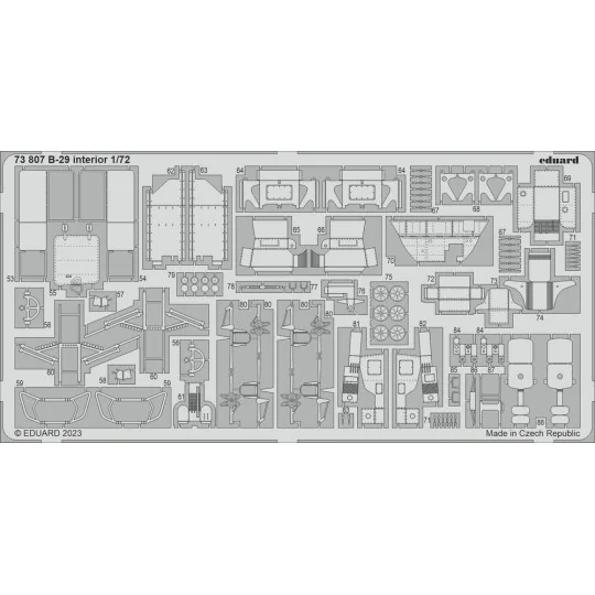B-29, 1/72 - Eduard Accessories BIG72177