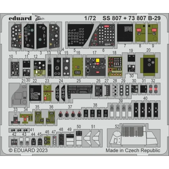 B-29, 1/72 - Eduard Accessories BIG72177