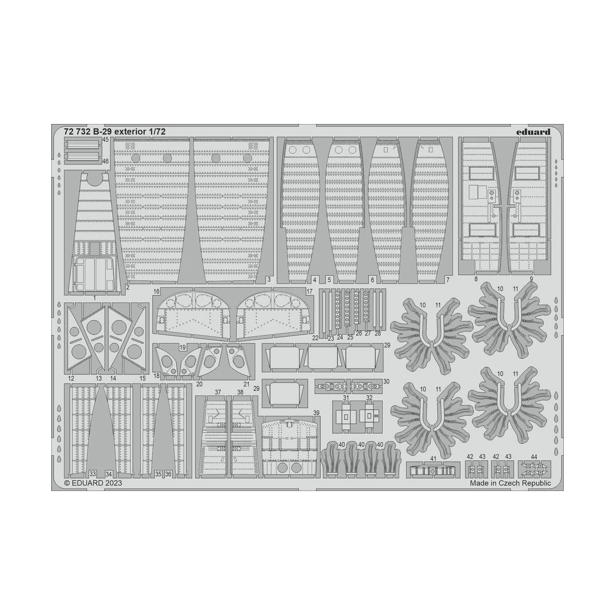 B-29, 1/72 - Eduard Accessories BIG72177