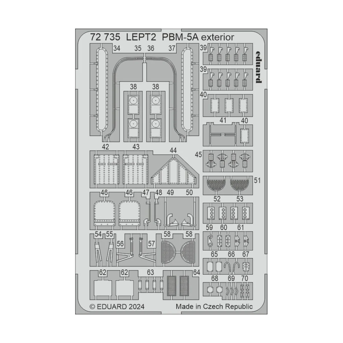 PBM-5A, 1/72 - Eduard Accessories BIG72180 PBM-5A, 1/72 - Eduard Accessories BIG72180
