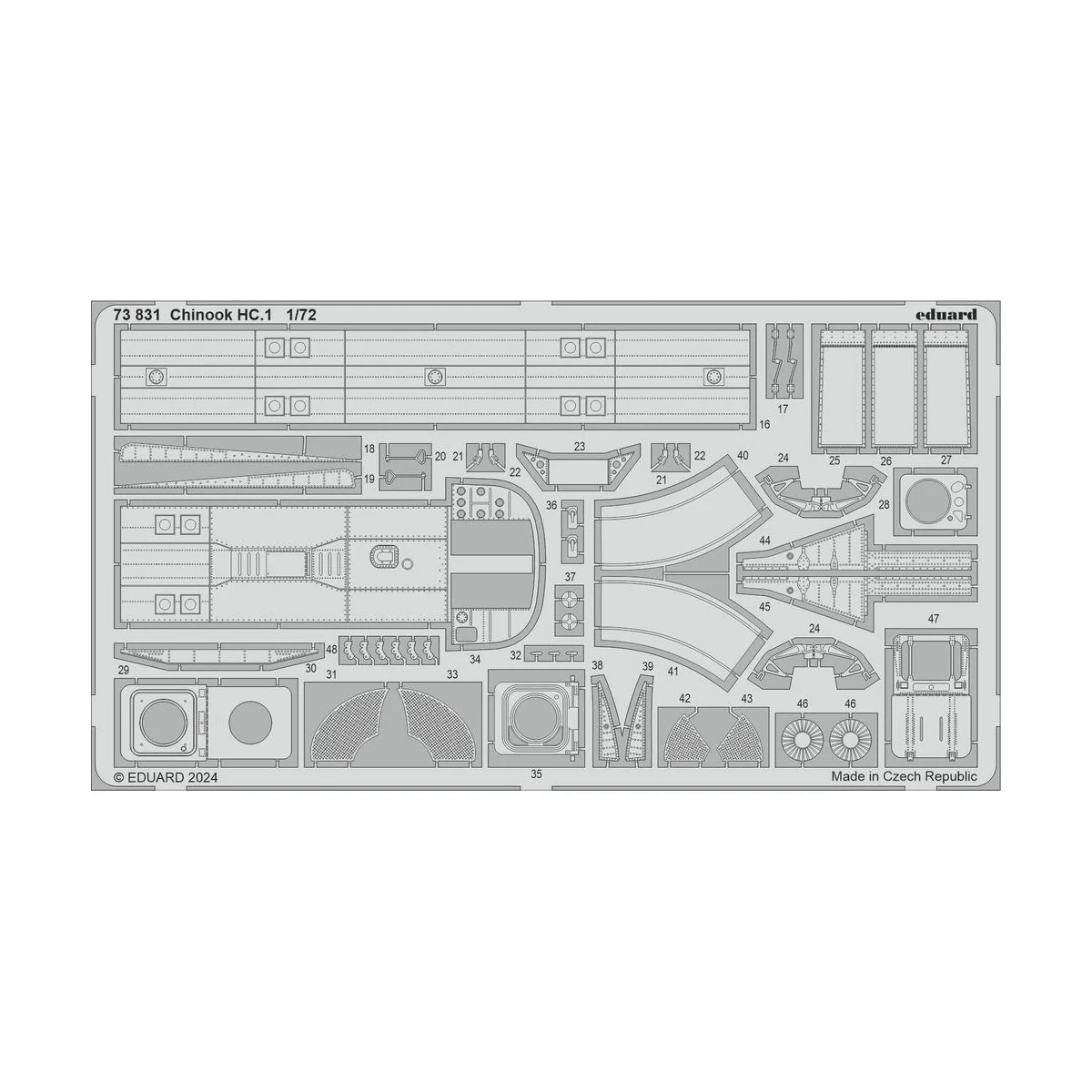 Chinook HC.1  AIRFIX - Eduard Accessories BIG72185