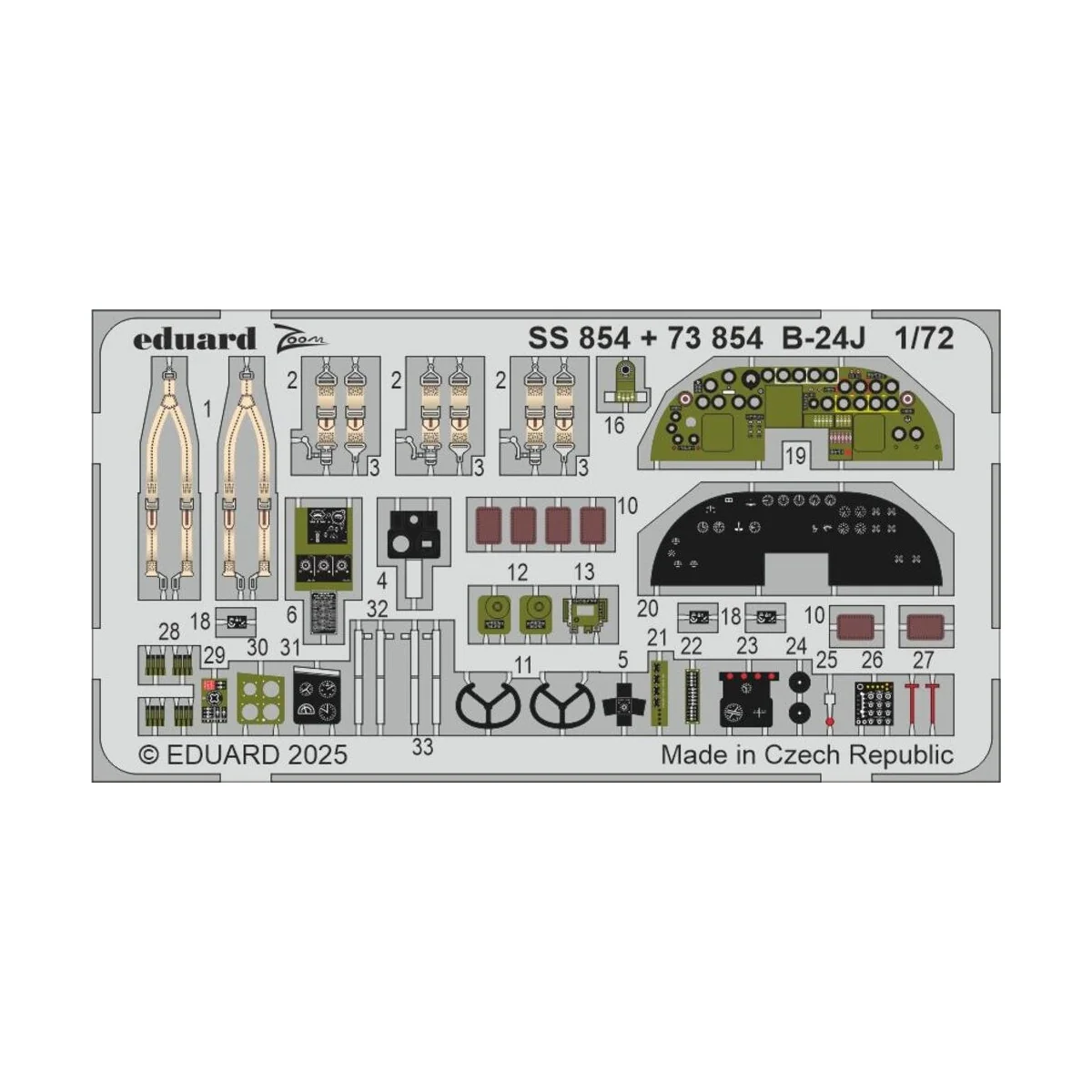 B-24J for Hasegawa - Eduard Accessories BIG72187