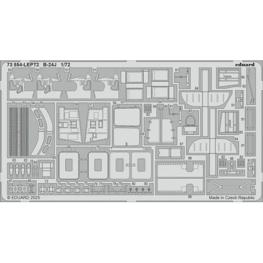 B-24J for Hasegawa, 1/72 - Eduard Accessories BIG72187 B-24J for Hasegawa, 1/72 - Eduard Accessories BIG72187