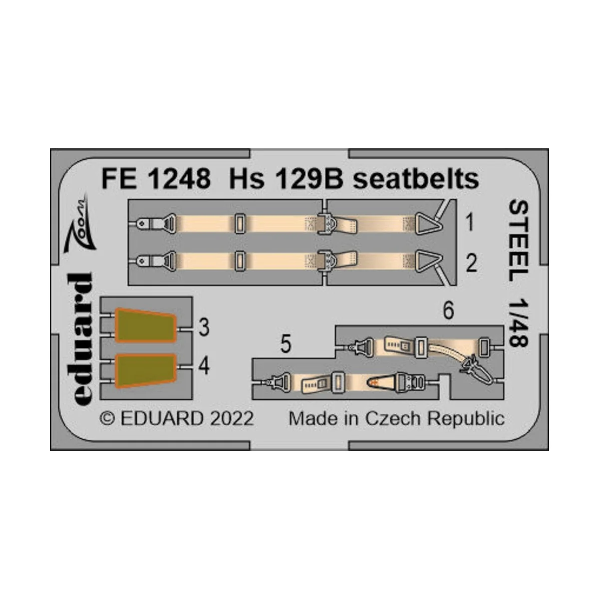 Hs 129B for HASEGAWA/HOBBY 2000 - Eduard Accessories BIG49322