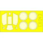 Hs 129B for HASEGAWA/HOBBY 2000, 1/48 - Eduard Accessories BIG49322