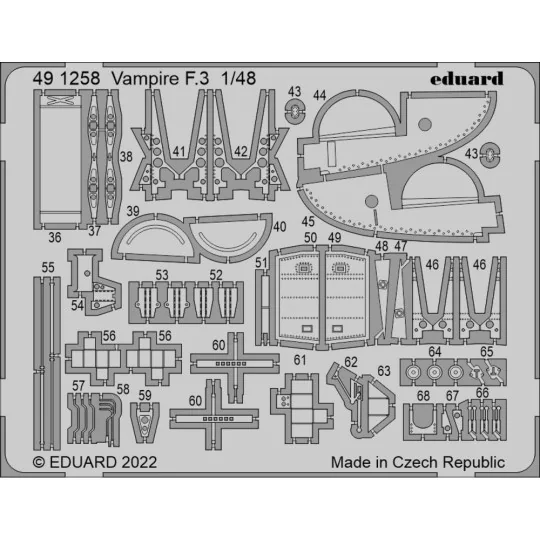 Vampire F.3, 1/48 - Eduard Accessories BIG49328 Vampire F.3, 1/48 - Eduard Accessories BIG49328