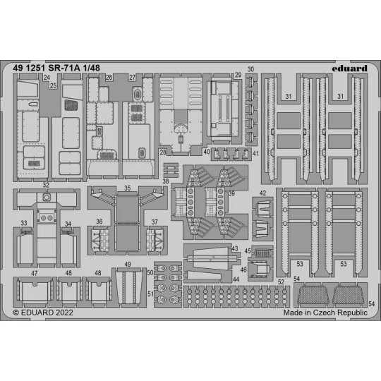 SR-71A 1/48 - Eduard Accessories BIG49329
