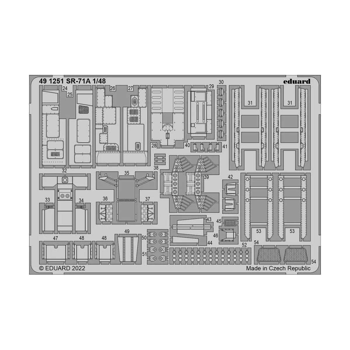 SR-71A, 1/48 - Eduard Accessories BIG49329