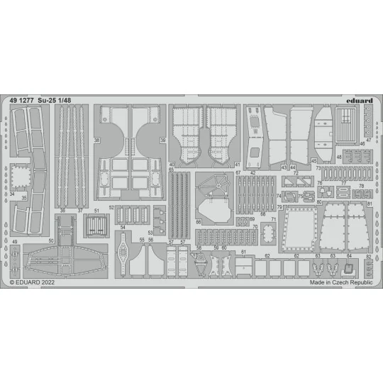 Su-25, 1/48 - Eduard Accessories BIG49337