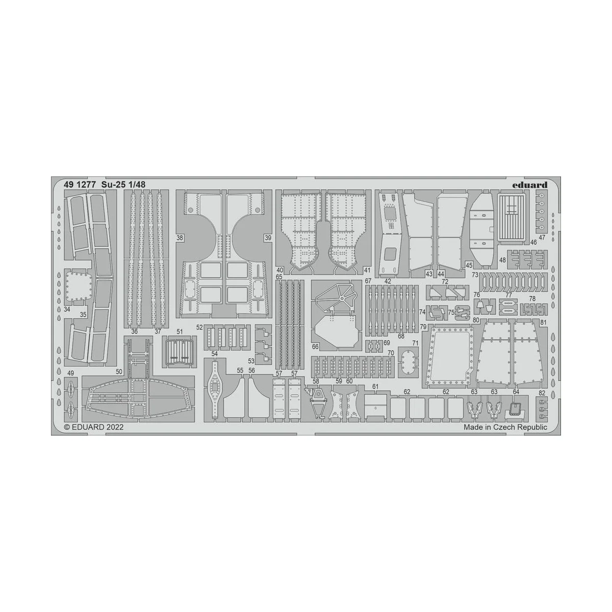 Su-25, 1/48 - Eduard Accessories BIG49337