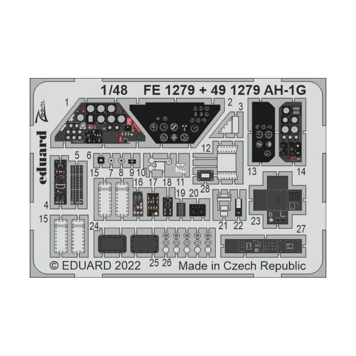 AH-1G, 1/48 - Eduard Accessories BIG49338