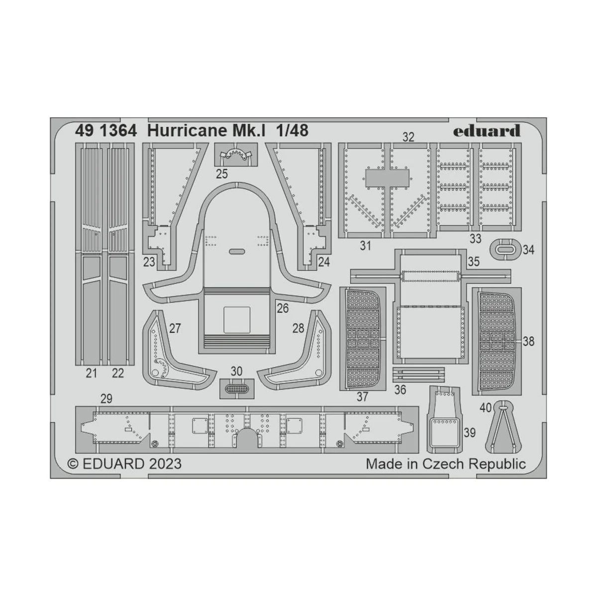Hurricane Mk.I 1/48 HOBBY BOSS - Eduard Accessories BIG49380