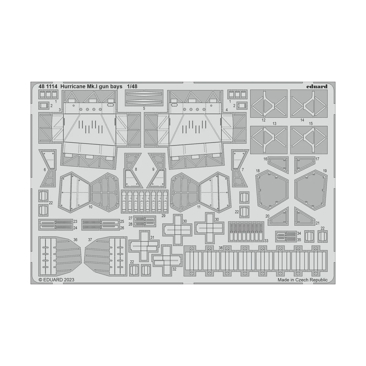 Hurricane Mk.I 1/48 HOBBY BOSS - Eduard Accessories BIG49380