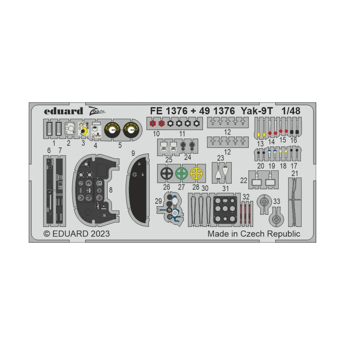 Yak-9T, 1/48 - Eduard Accessories BIG49388