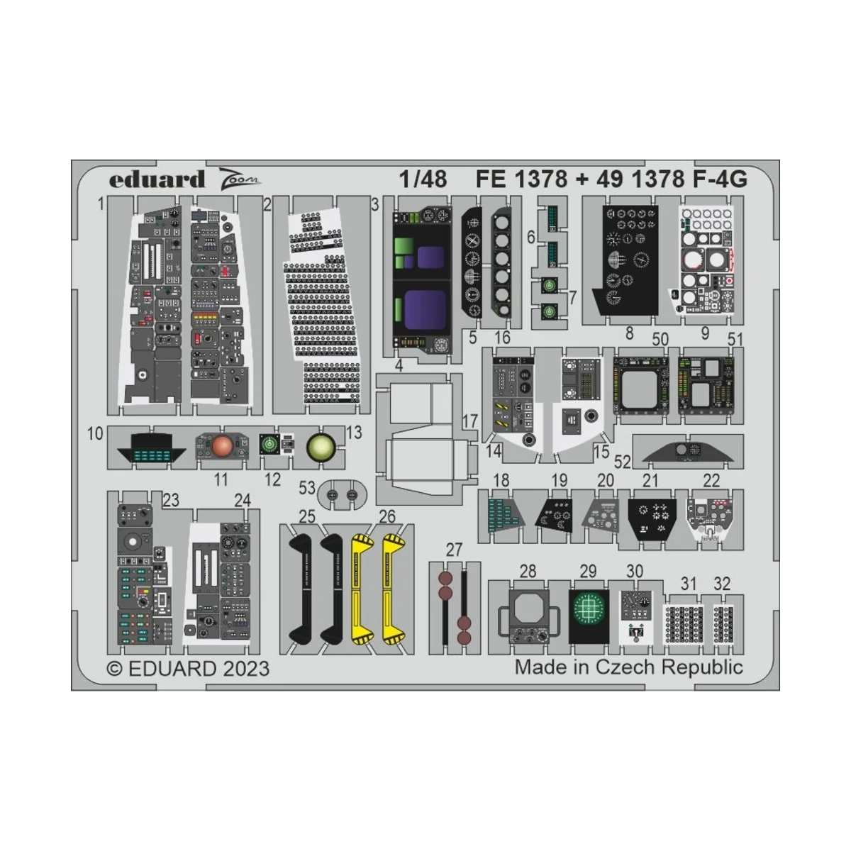 F-4G, 1/48 - Eduard Accessories BIG49389