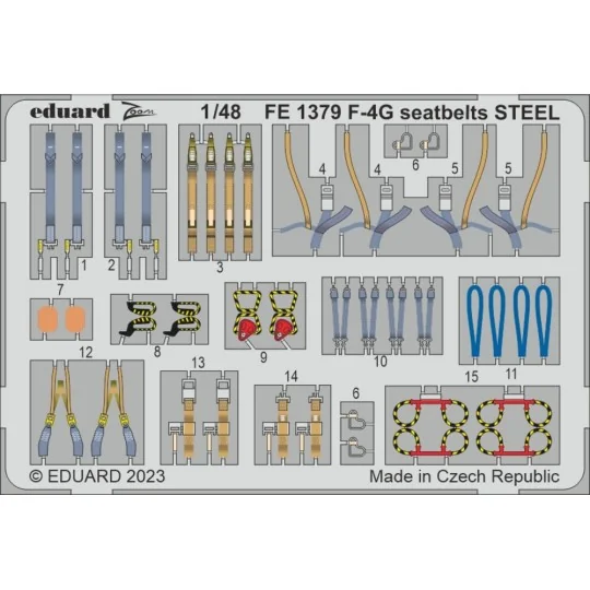 F-4G, 1/48 - Eduard Accessories BIG49389