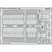 Hurricane Mk.IIc, 1/48 - Eduard Accessories BIG49390