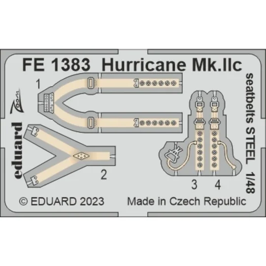Hurricane Mk.IIc, 1/48 - Eduard Accessories BIG49390