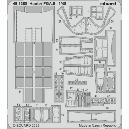 Hunter FGA.9 1/48 - Eduard Accessories BIG49391