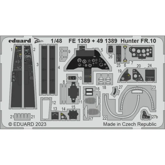 Hunter FR.10, 1/48 - Eduard Accessories BIG49392