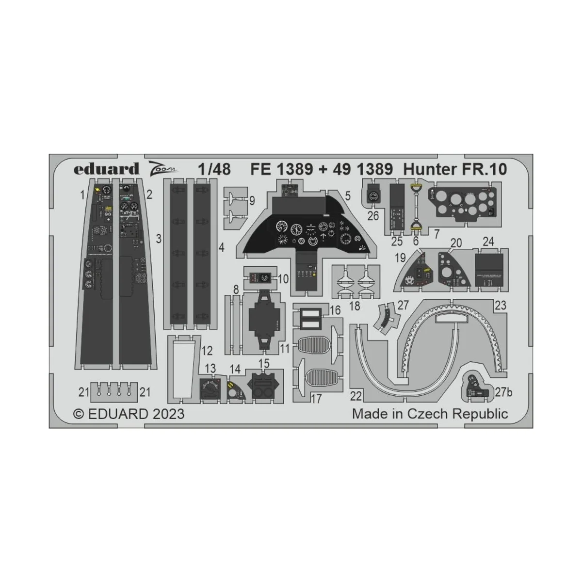 Hunter FR.10, 1/48 - Eduard Accessories BIG49392