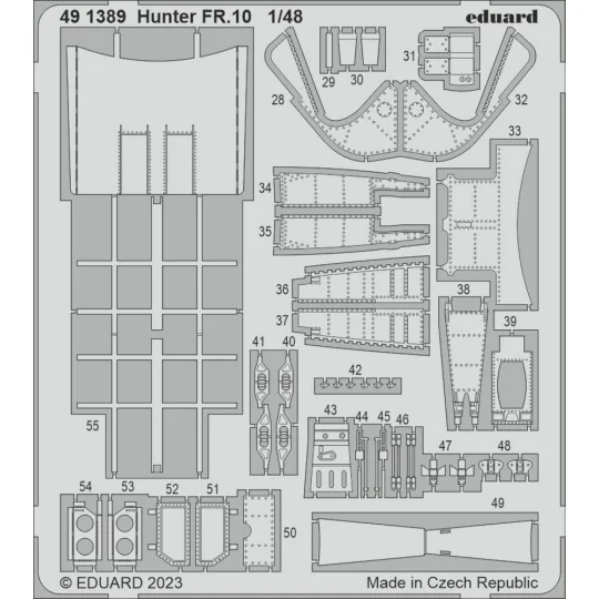 Hunter FR.10, 1/48 - Eduard Accessories BIG49392