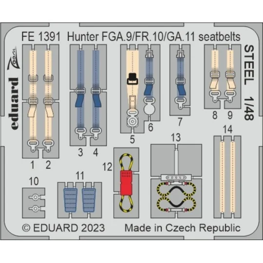 Hunter FR.10, 1/48 - Eduard Accessories BIG49392