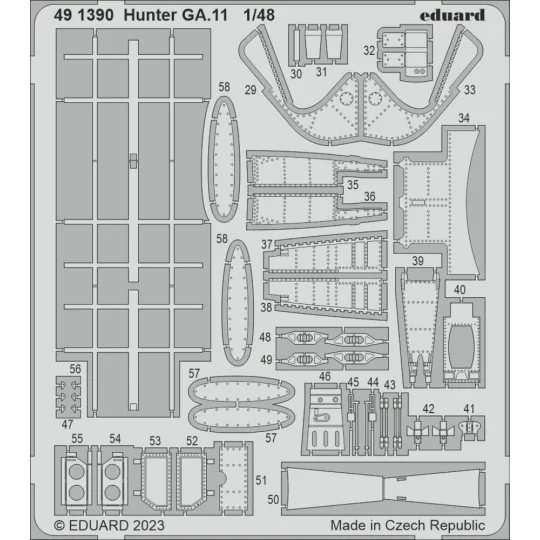 Hunter GA.11, 1/48 - Eduard Accessories BIG49393