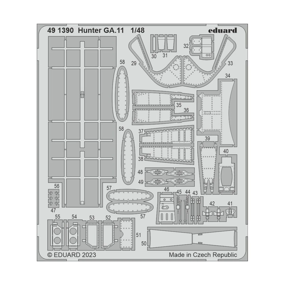 Hunter GA.11, 1/48 - Eduard Accessories BIG49393