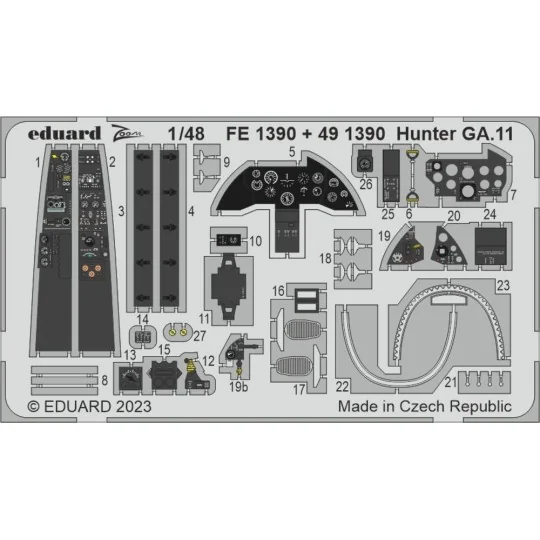 Hunter GA.11 1/48 - Eduard Accessories BIG49393