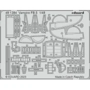 Vampire FB.5 1/48 - Eduard Accessories BIG49394