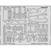 Vampire FB.9 1/48 - Eduard Accessories BIG49395