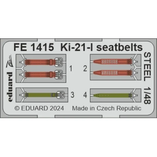 Ki-21-I ICM, 1/48 - Eduard Accessories BIG49403