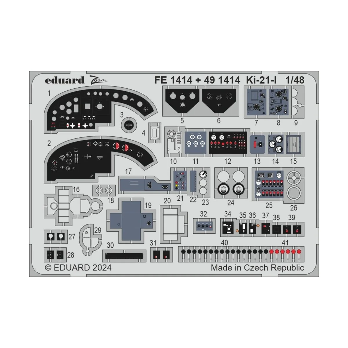 Ki-21-I ICM - Eduard Accessories BIG49403