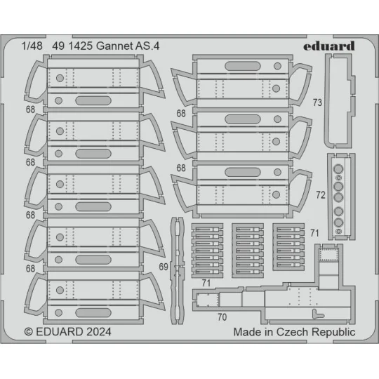 Gannet AS.4 AIRFIX, 1/48 - Eduard Accessories BIG49408