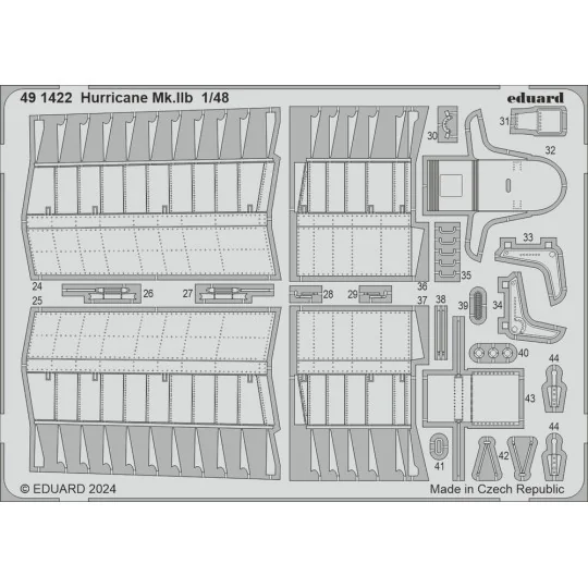 Hurricane Mk.IIb ARMA HOBBY, 1/48 - Eduard Accessories BIG49409