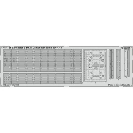 Lancaster B Mk.III Dambuster PART II, 1/48 - Eduard Accessories BIG...