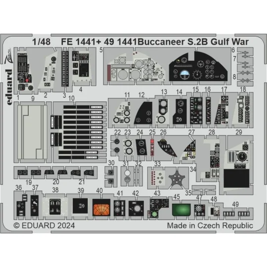 Buccaneer S.2B Gulf War, 1/48 - Eduard Accessories BIG49415